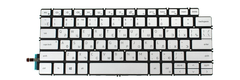 Клавіатура для ноутбука Inspiron 5405 з підсвіткою клавіш (123346)