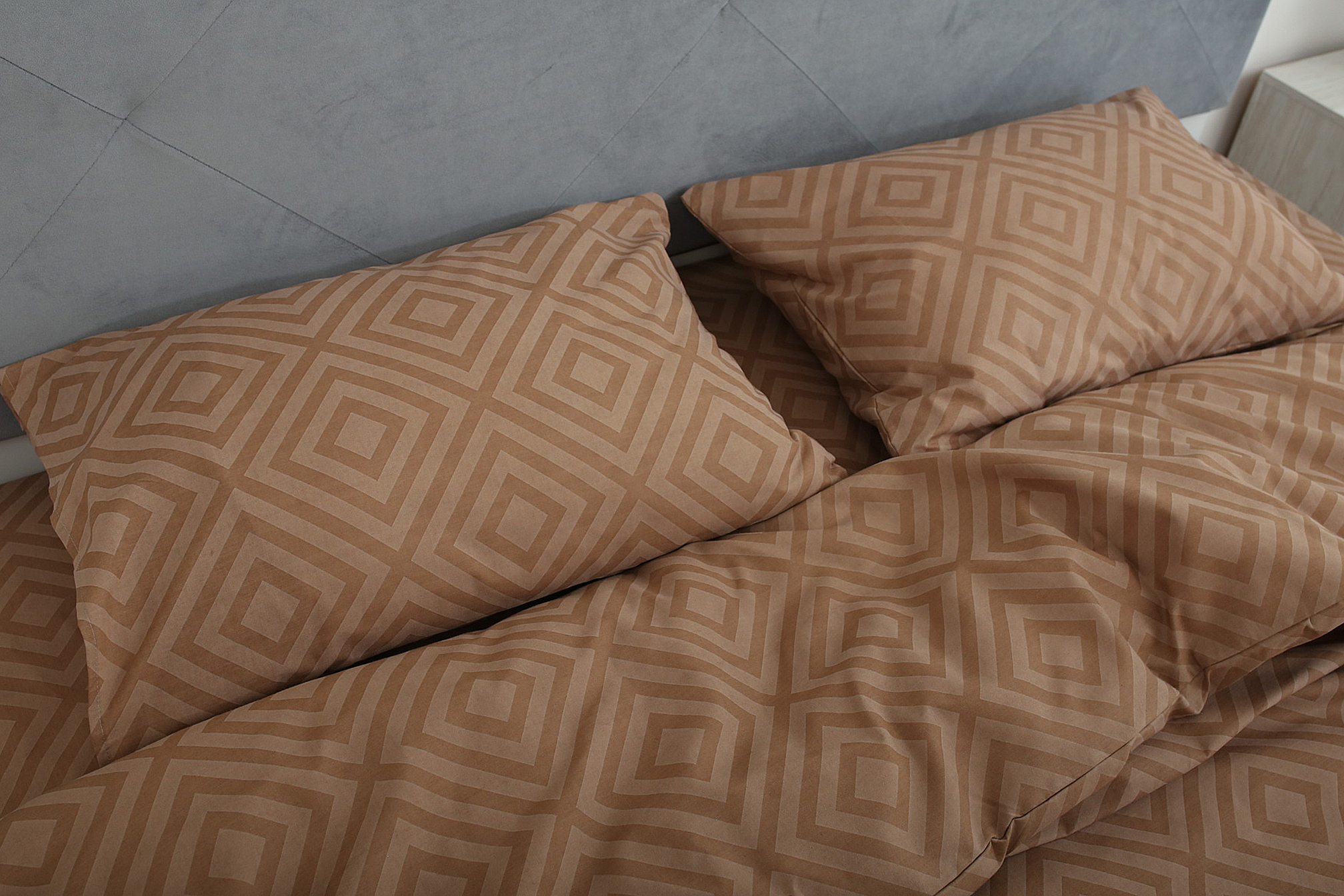 Комплект постельного белья евро Amore GLux-141 бязь Песочный (KPB-Ae-Glux-141natural(50x70)_) - фото 5 Комплект постельного белья евро Amore GLux-141 бязь Песочный (KPB-Ae-Glux-141natural(50x70)_) - фото 5