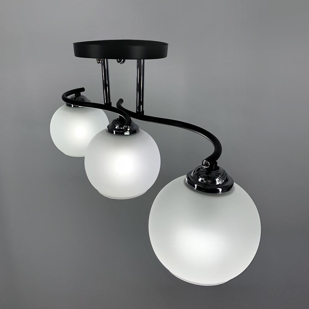 Люстра стельова на 3 плафони Чорний (50568/3B) - фото 5 Люстра стельова на 3 плафони Чорний (50568/3B) - фото 5