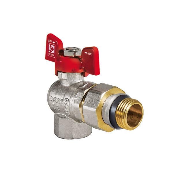 Кран с американкой KOER KR.228-Gi антипротечка угловой 3/4" (KR0194)