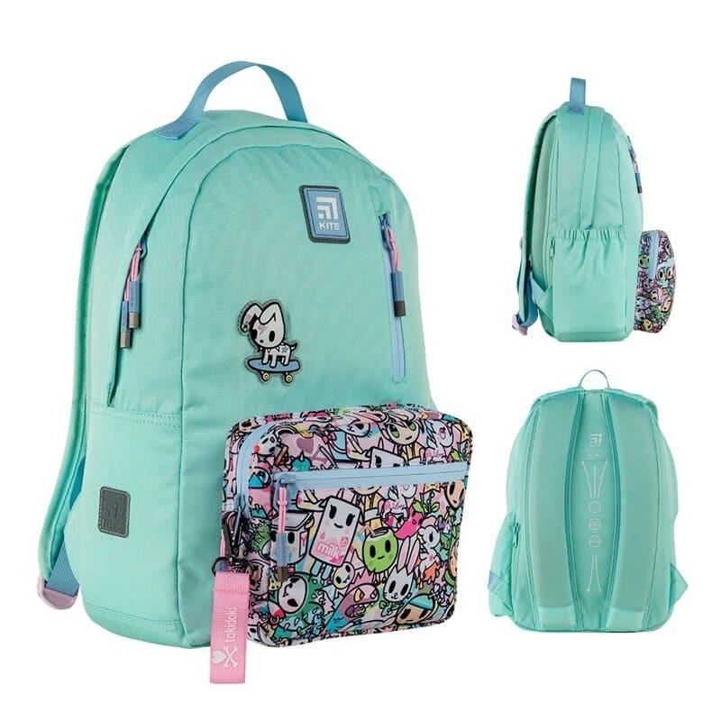 Школьный рюкзак подростковый KITE Education TK24-949M teens tokidoki 12,5 л Мятный - фото 3