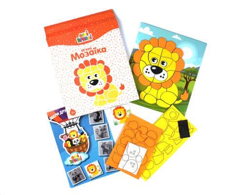 Набор для творчества Мягкая мозаика Львенок (114508-91766) Набор для творчества Мягкая мозаика Львенок (114508-91766)