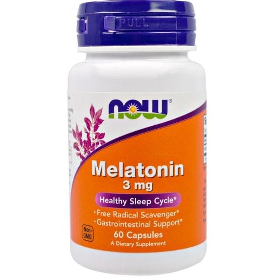 Мелатонін для сну NOW Foods Melatonin 3 мг 60 Caps (NF3255)