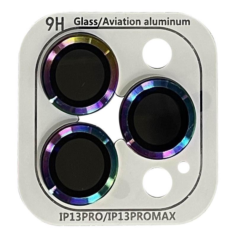 Захисне скло протиударне Metal Classic на камеру для iPhone 13 Pro/13 Pro Max Rainbow (00000051798_4)