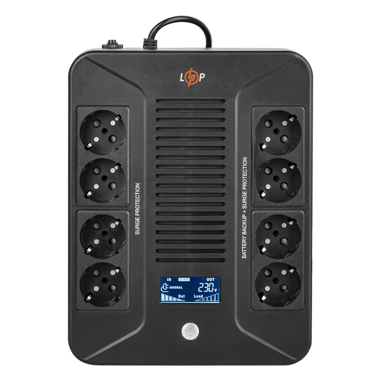 ИБП линейно-интерактивный LogicPower LP-UL1000VA-8PS 600 Вт - фото 1 ИБП линейно-интерактивный LogicPower LP-UL1000VA-8PS 600 Вт - фото 1