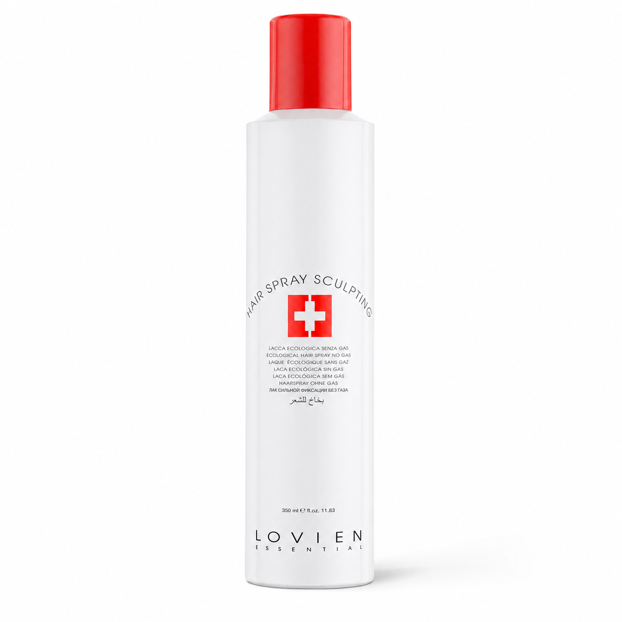 Лак без газа для волос сильной фиксации Lovien Essential Styling Hair Spray для укладки и блеска 350 мл (130507)