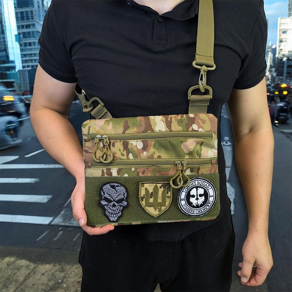 Сумка мужская нагрудная военная (521254) - фото 29 Сумка мужская нагрудная военная (521254) - фото 29