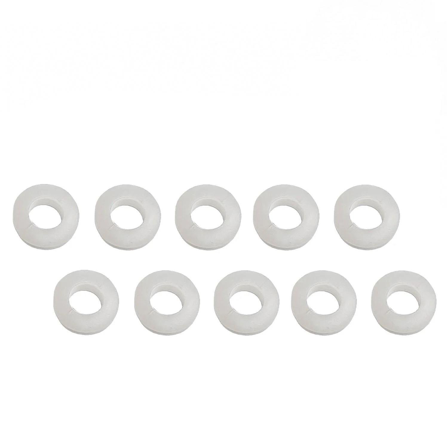 Набір гумових втулок 8 мм 100 шт. Білий (53399)