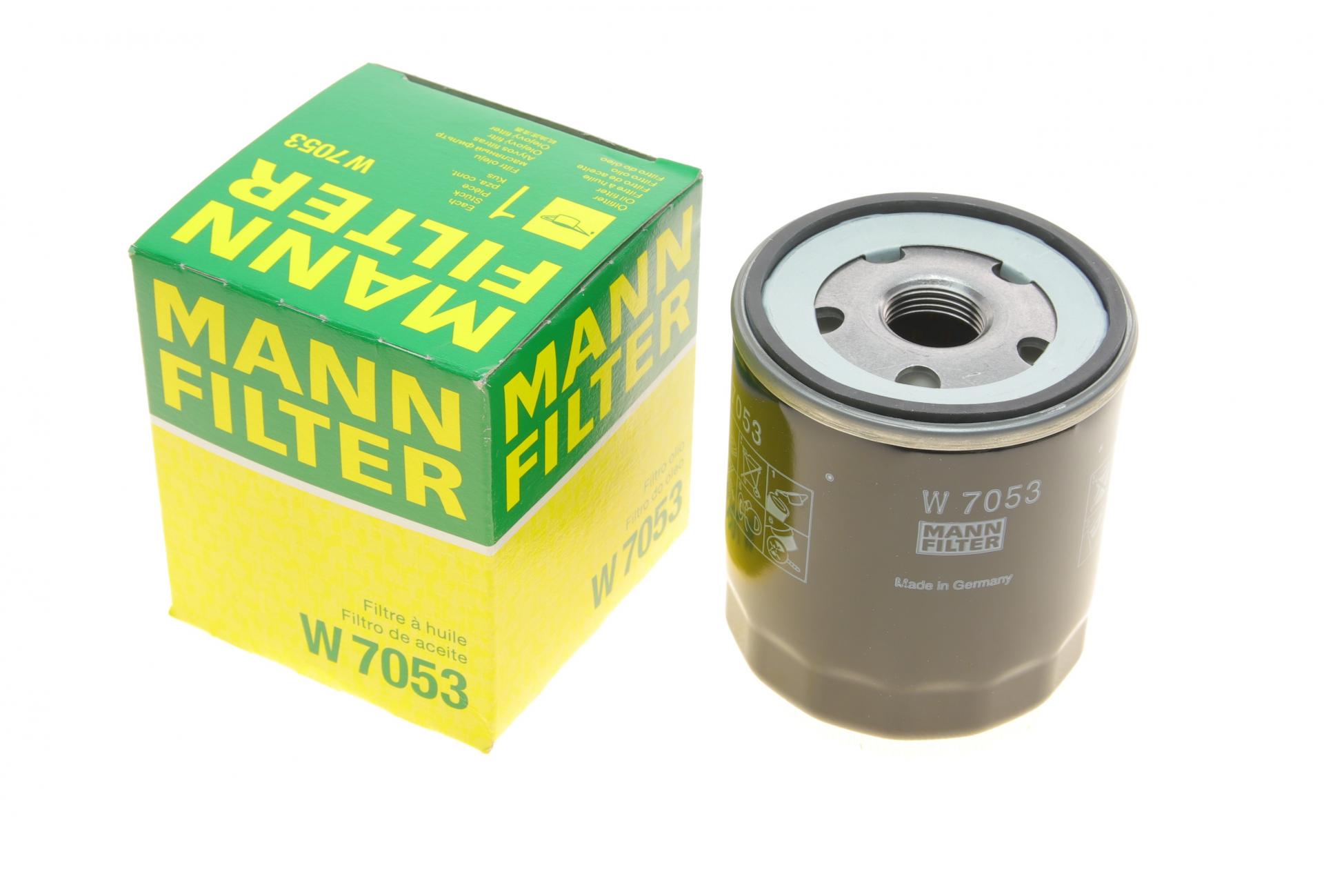 Фильтр масляный Mann-Filter для Citroen Jumper/Peugeot Boxer 2,4/2,5D/TDI 94-02 (W 7053) Фильтр масляный Mann-Filter для Citroen Jumper/Peugeot Boxer 2,4/2,5D/TDI 94-02 (W 7053)