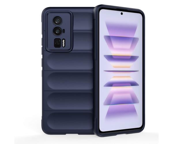 Чехол-накладка Ricco Phantom Shield для Xiaomi Poco F5 Pro / Redmi Note K60 с защитой при падении Тёмно-Синий