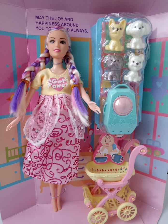 Кукла беременная 29 см накладной живот (902 LT/В)