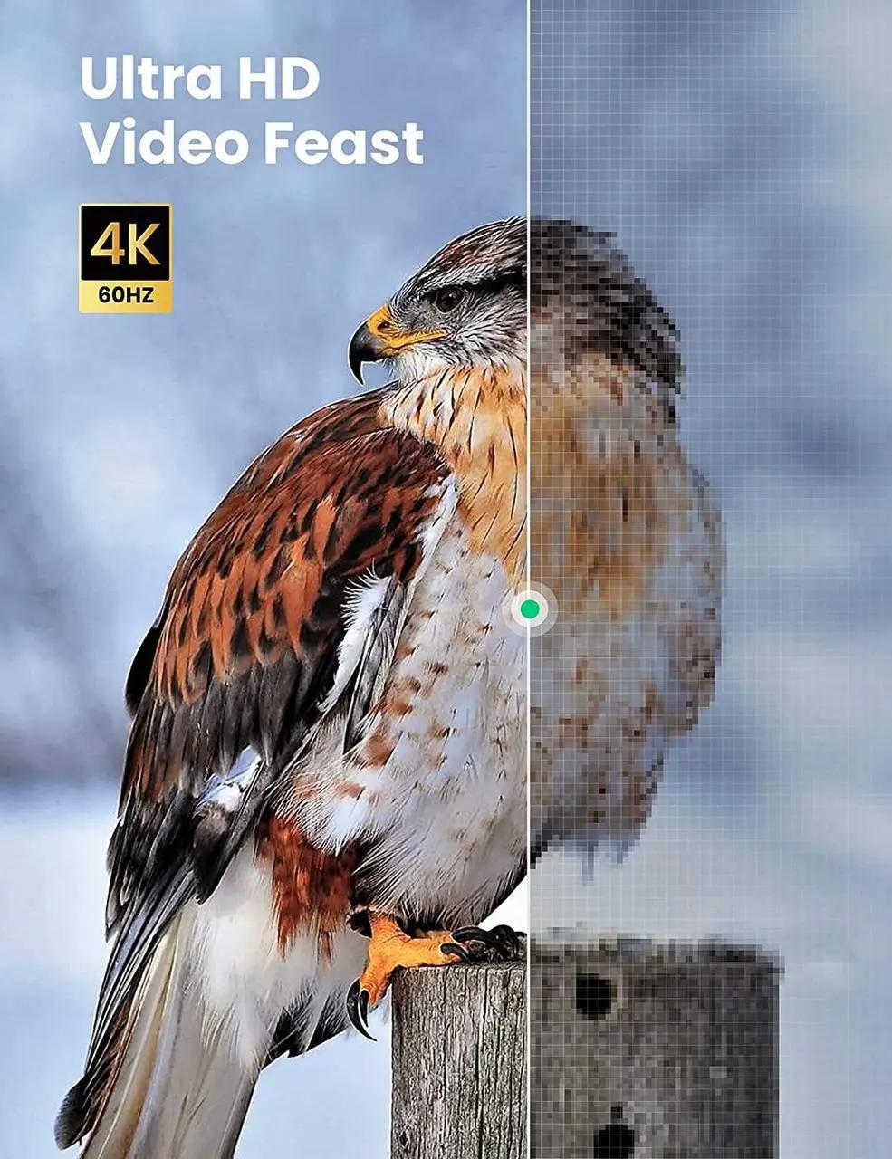 Перехідник кабель UGREEN Micro HDMI-HDMI 2.0 4K 60 Гц підтримка 3D/Ethernet/HDR/ARC 1 м (30148) - фото 6 Перехідник кабель UGREEN Micro HDMI-HDMI 2.0 4K 60 Гц підтримка 3D/Ethernet/HDR/ARC 1 м (30148) - фото 6