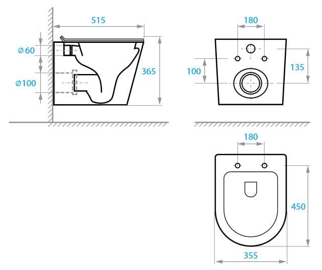 Унитаз подвесной Koller Pool Orion 1820550698 безобедочный с сиденьем с микролифтом - фото 3 Унитаз подвесной Koller Pool Orion 1820550698 безобедочный с сиденьем с микролифтом - фото 3