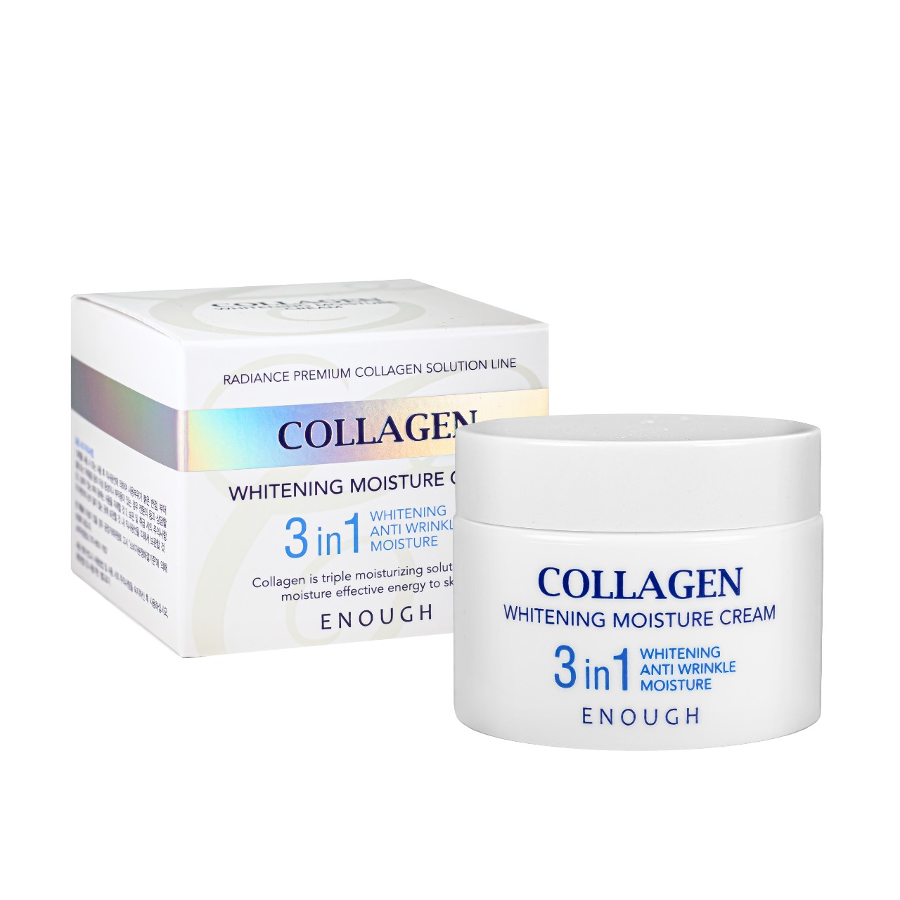 Крем для лица с коллагеном Enough 3в1 увлажняющий 50 мл