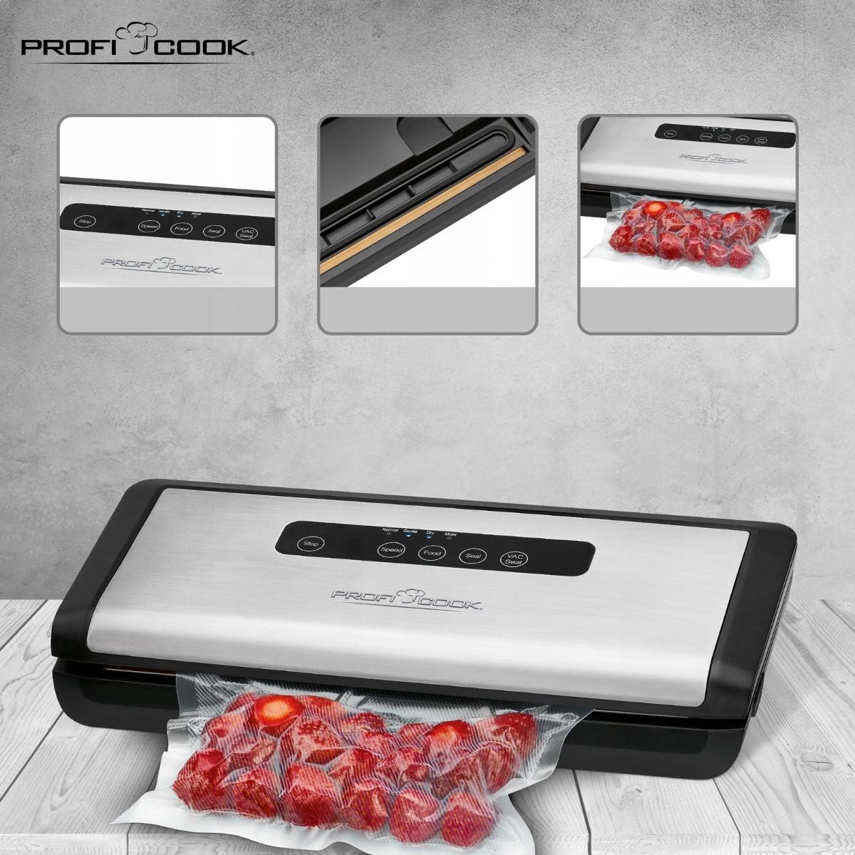 Вакуумный упаковщик Profi Cook PC-VK 1146 Sous Vide (1146) - фото 2 Вакуумный упаковщик Profi Cook PC-VK 1146 Sous Vide (1146) - фото 2