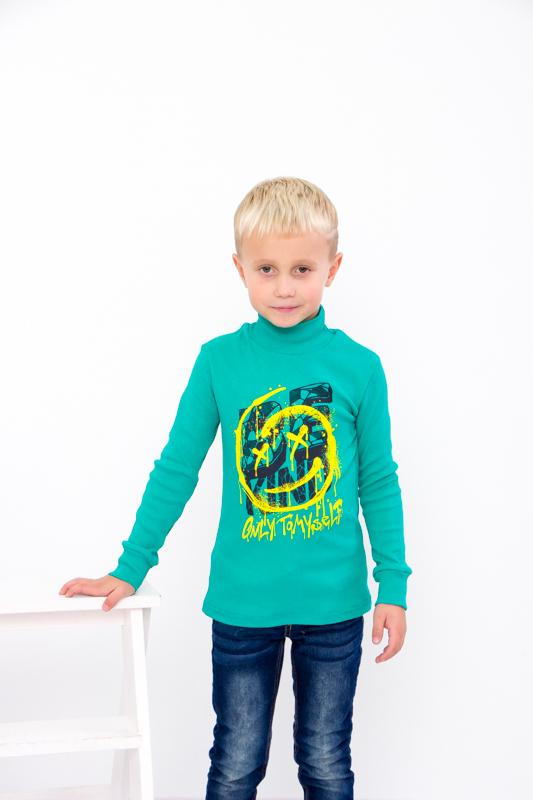 Водолазка для хлопчика з накатом Носи своє 116 см Морська хвиля (6068-019-33-2-v20)