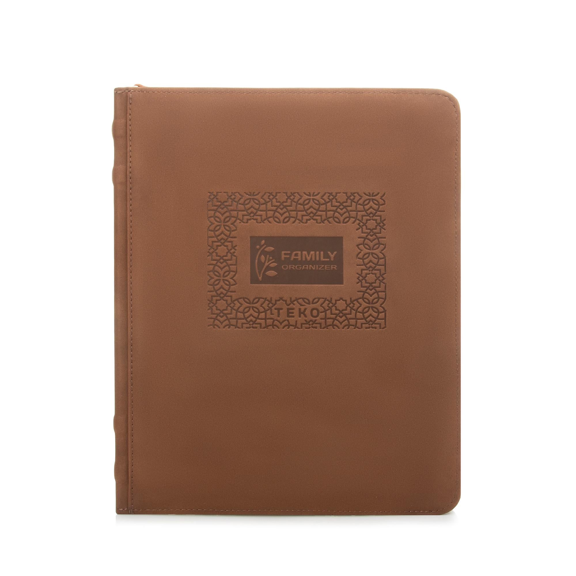 Папка для семейных документов экокожа А4 Светло-коричневый (Н530-00-009424)