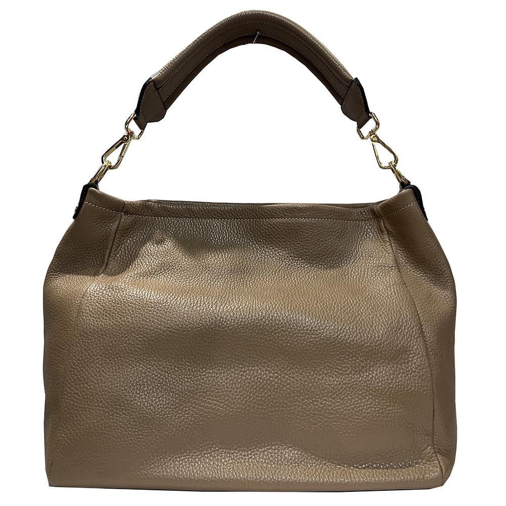 Женская сумка из натуральной кожи Felicita 31x14x24 см Бежевый (6828801864)