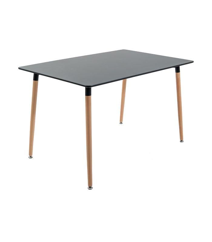 Стол Richman Ксавьер деревянные ножки 120х80 Черный (ADD0000902) Стол Richman Ксавьер деревянные ножки 120х80 Черный (ADD0000902)