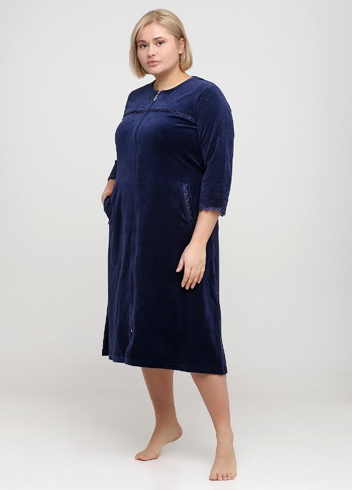 Халат Wild Love XL темно-Синий (21117) Халат Wild Love XL темно-Синий (21117)