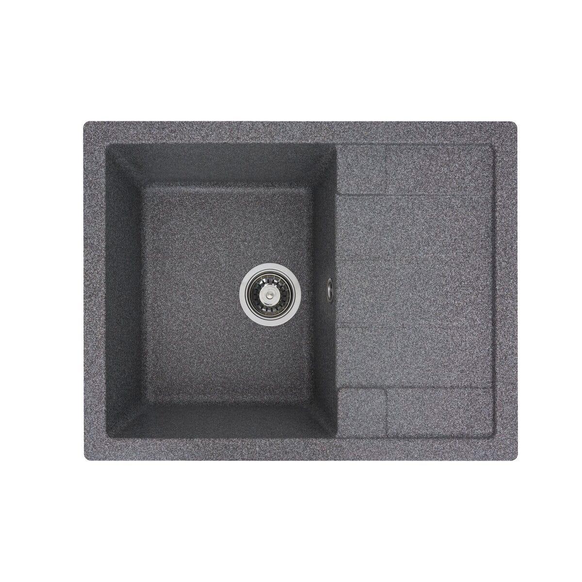 Мойка гранитная Valeso Intenso 650х500 врезная прямоугольная матовый (PLTM-SP000047065)