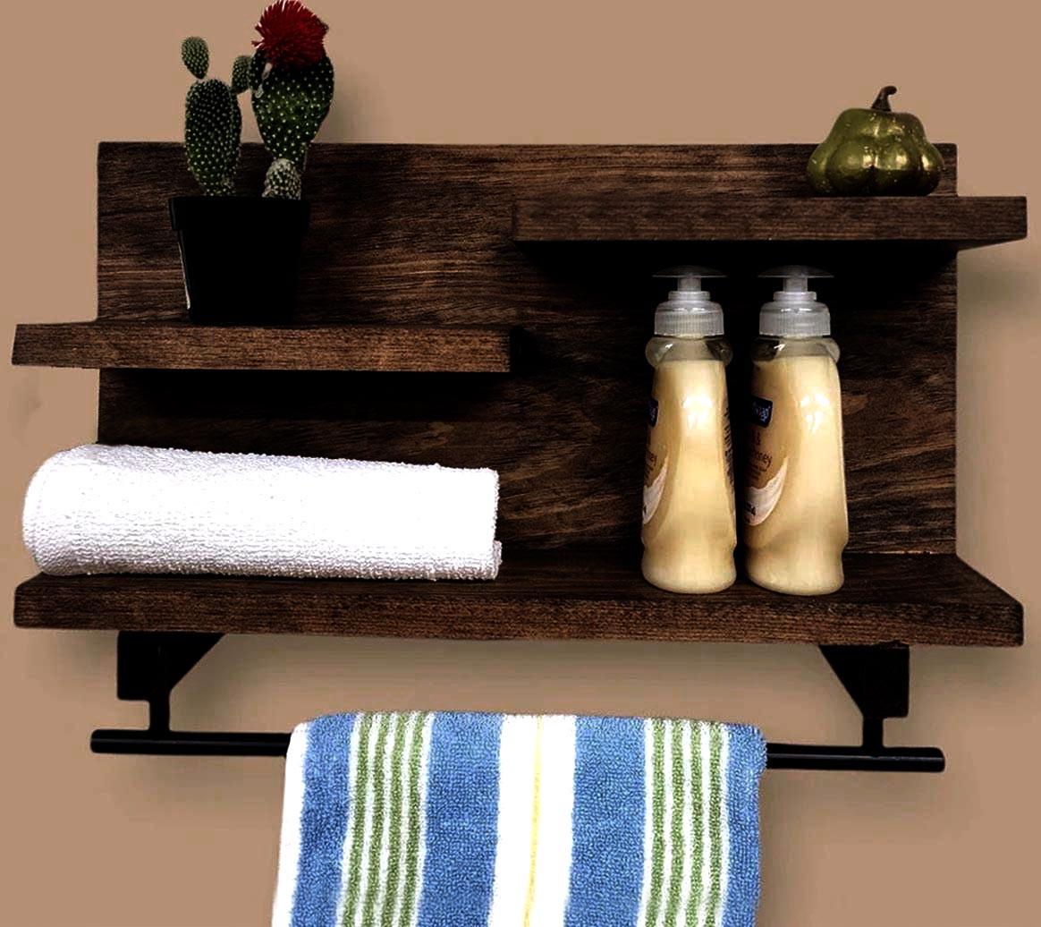 Полка для ванной из дерева Гримен Капучино (ВНП/006709)