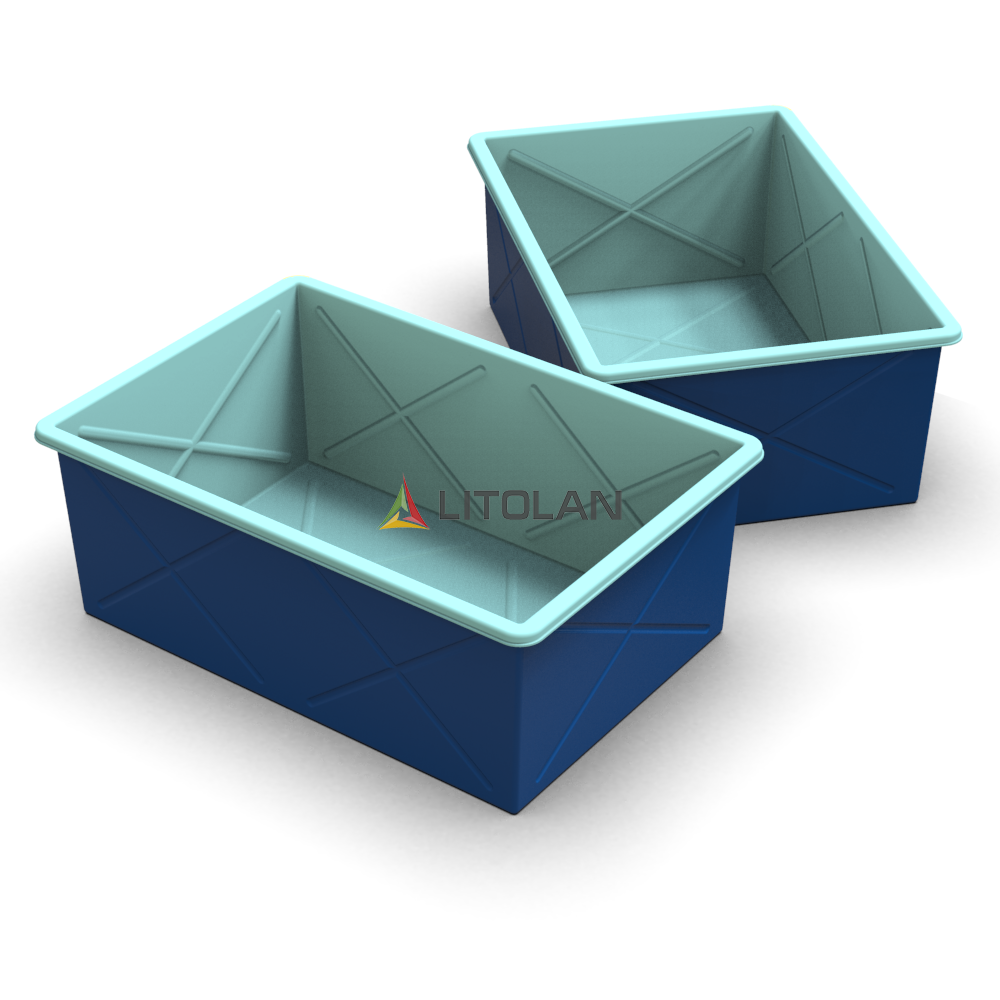 Контейнер Litolan двошаровий 1000 л для харчових/нехарчових 160х110х71 см - фото 6 Контейнер Litolan двошаровий 1000 л для харчових/нехарчових 160х110х71 см - фото 6