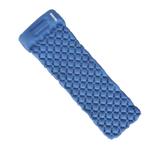 Килимок надувний PACOONE з подушкою Темно-синій (1ua-4kf-ecs) - фото 1