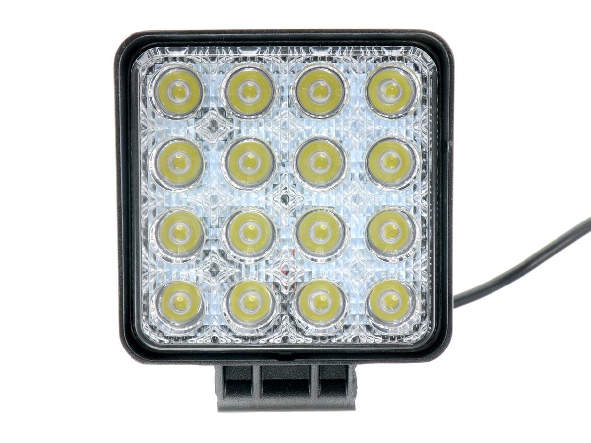 Фары дополнительные LED Cyclone WL 108 48 W EP16 SP SW квадратные дальний