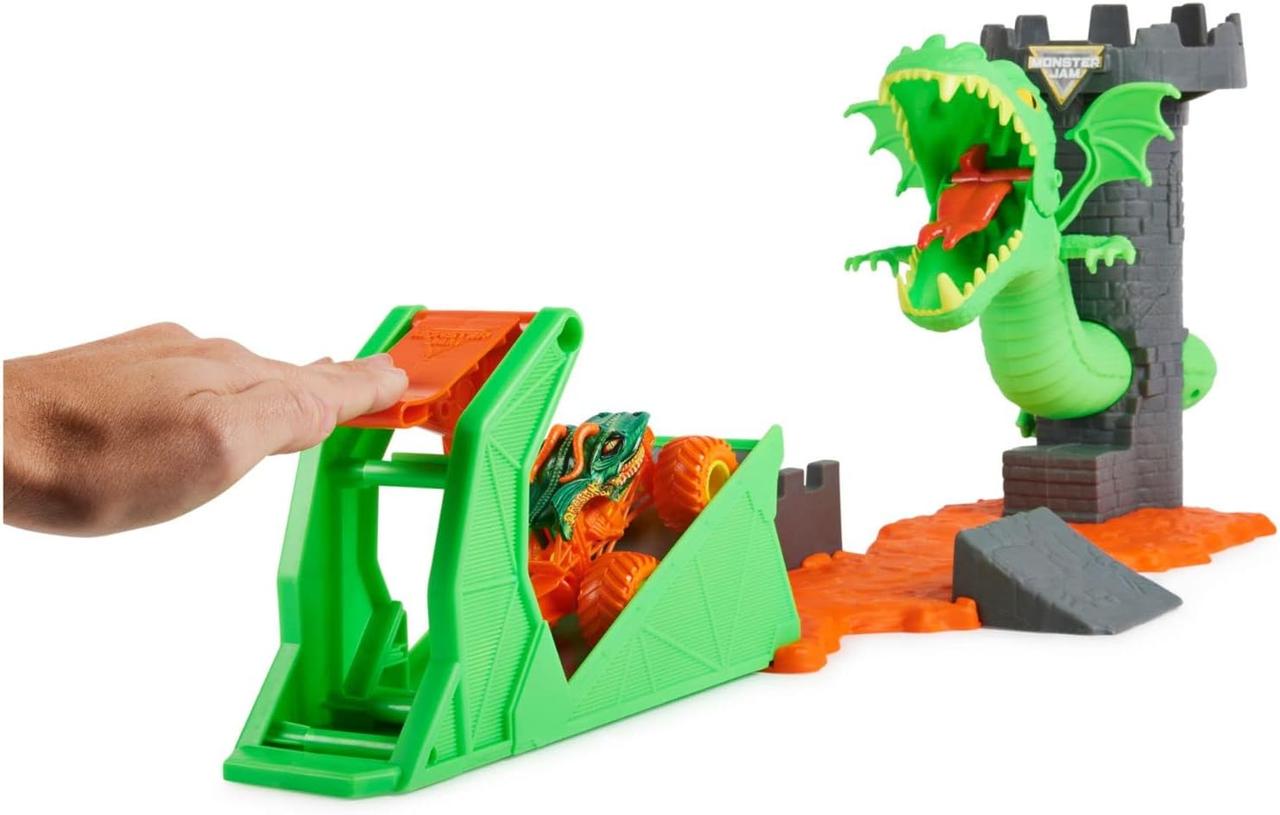 Детский игровой набор Monster Jam Dueling Dragon Playset (2058399695) - фото 5