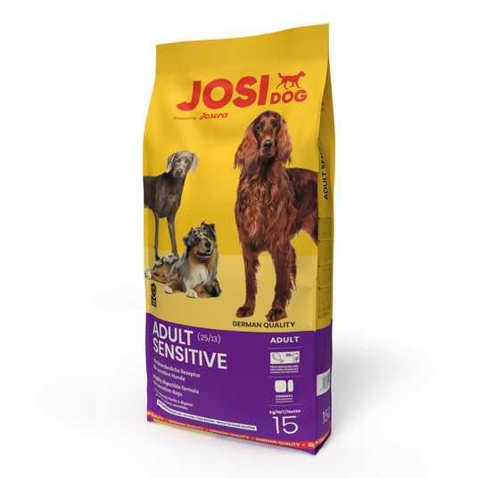 Корм для взрослых собак сухой Josera JosiDog Sensitive с чувствительным пищеварением курица 15 кг (70718)