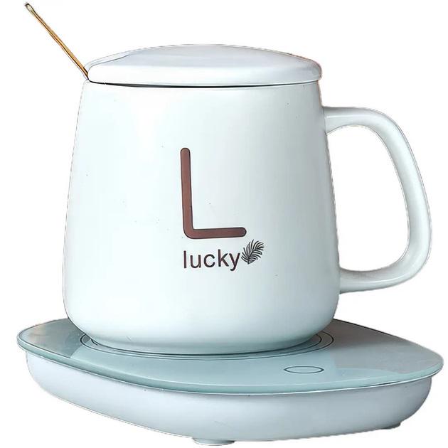 Чашка з підігрівом з підігрівом 55℃ керамічна 380 мл Білий (22392894) - фото 3 Чашка з підігрівом з підігрівом 55℃ керамічна 380 мл Білий (22392894) - фото 3