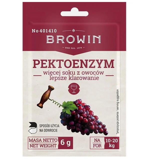 Пектоэнзим/пектофермент Browin сушеный 6 г на 10-20 кг (ПР 401410)