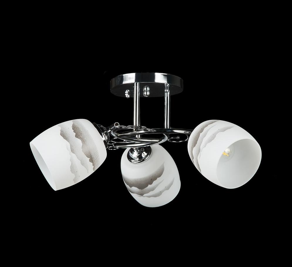 Люстра с плафонами Splendid Ray (L9594B/3 CR) Люстра с плафонами Splendid Ray (L9594B/3 CR)