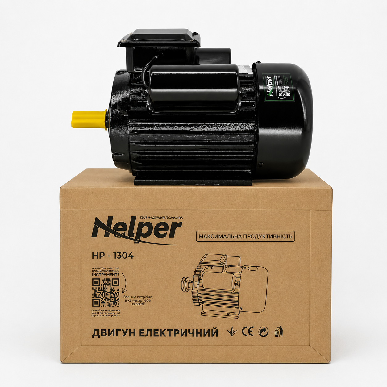 Електродвигун Helper HP - 1304 3 кВт 18.2 А 2810 об/хв вал 24 мм