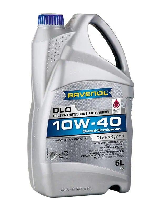 Моторне мастило напівсинтетичне RAVENOL 10W-40 DLO A3/B4 для дизеля 5 л (1112111-005)