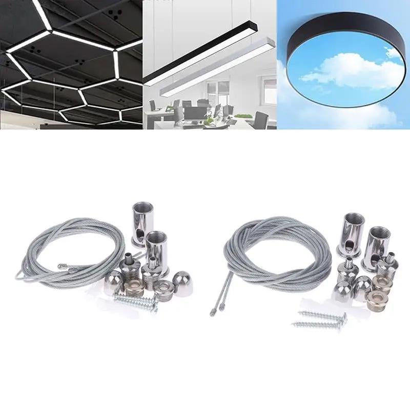 Комплект из троса d 1,4 мм и креплений для светодиодной панели TSM L для подвесного монтажа 4 шт. (35935) - фото 9 Комплект из троса d 1,4 мм и креплений для светодиодной панели TSM L для подвесного монтажа 4 шт. (35935) - фото 9