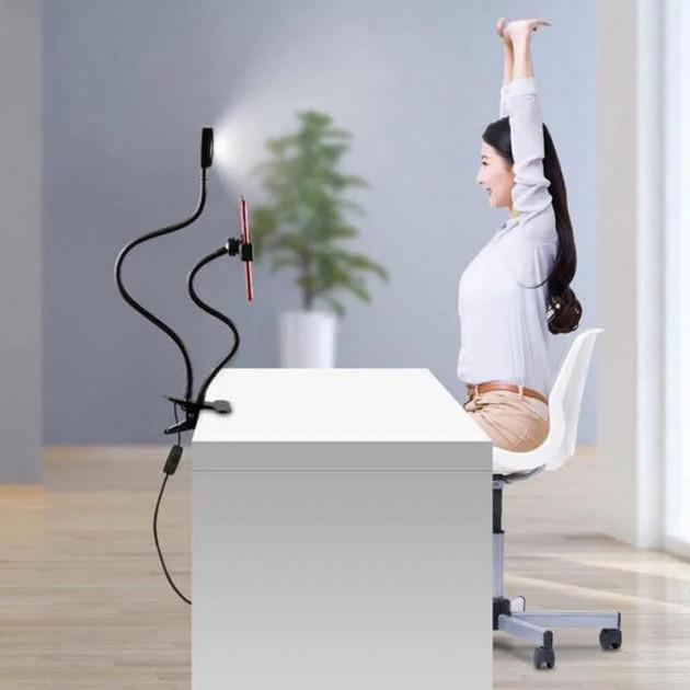 Набор блогера 3в1 Lemex Professional Streaming LED12 ВТ - фото 7