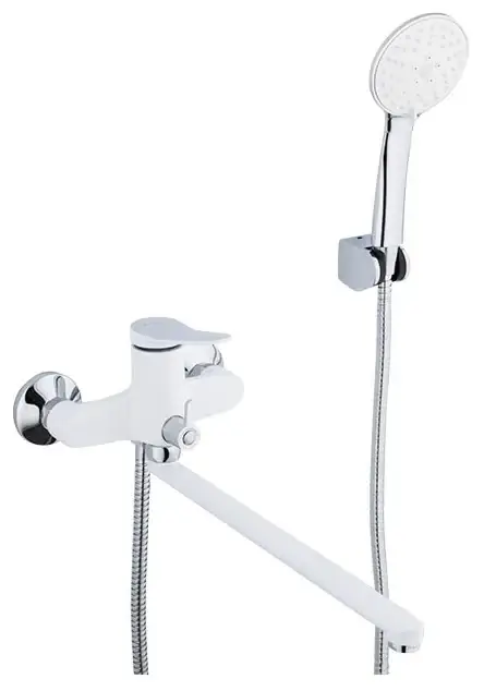 Смеситель для ванны Frap F2245 Белый/Хром (1033882) Смеситель для ванны Frap F2245 Белый/Хром (1033882)