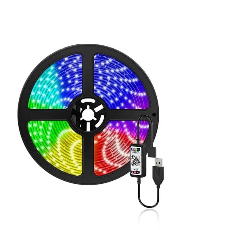 Світлодіодна стрічка RGB Xtrike Me HT-5050 USB 5 м Чорний (021163)