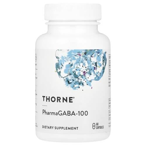 Аминокислота Thorne PharmaGABA-100 60 caps (THR-65201)