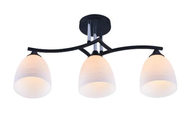 Люстра декоративная Valeso V XA1108/3 на 3 плафона Black/Chrome (000027057)