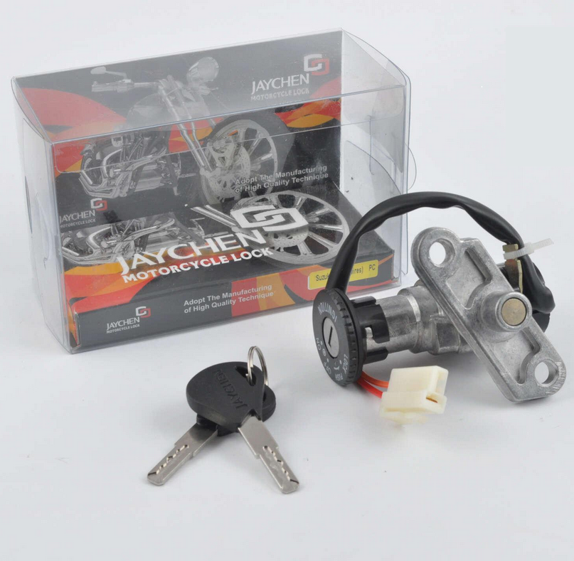 Замок зажигания голый Suzuki LETS 2 провода JAYCHEN (Z-385)