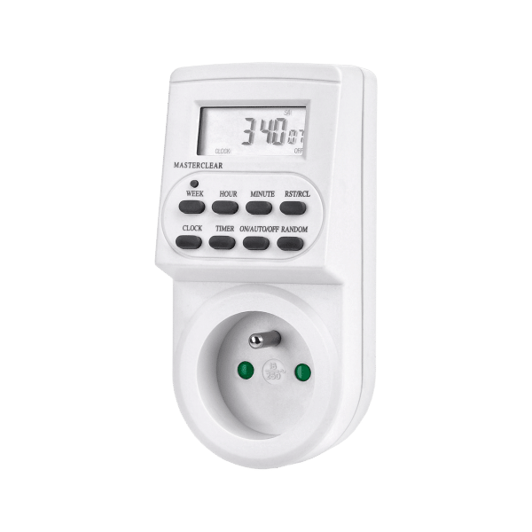 Таймер цифровой KEMOT недельный 16A в розетку (URZ2001-1)