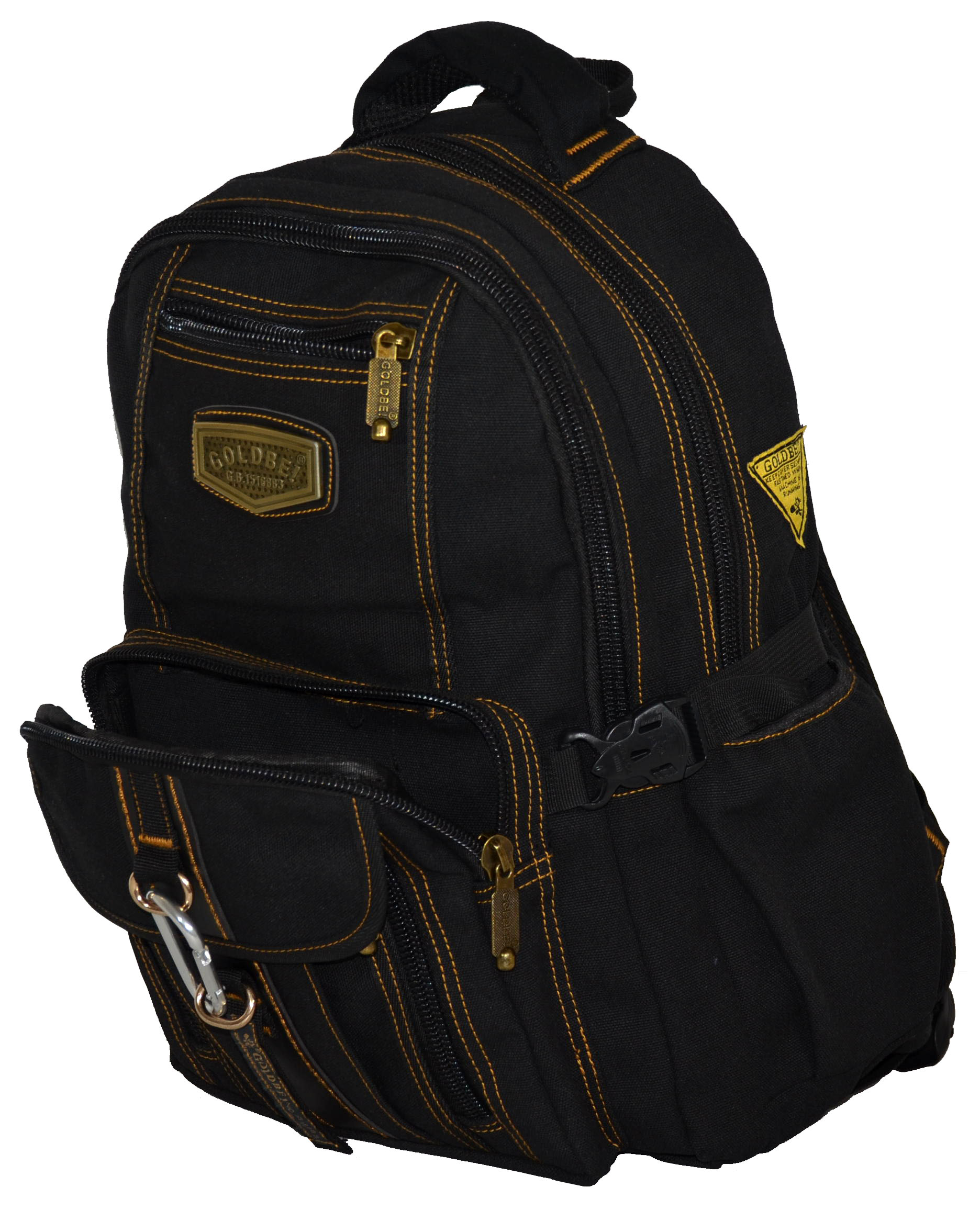 Рюкзак джинсовий Gold Be 757 S 22 л Чорний - фото 2 Рюкзак джинсовий Gold Be 757 S 22 л Чорний - фото 2