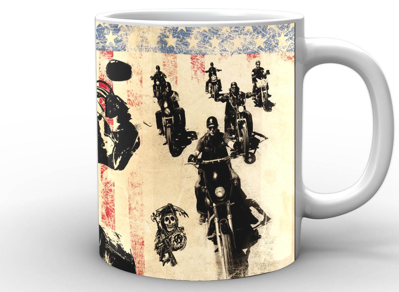 Чашка GeekLand Sons of Anarchy на мотоциклах 330 мл (SA.002.12)