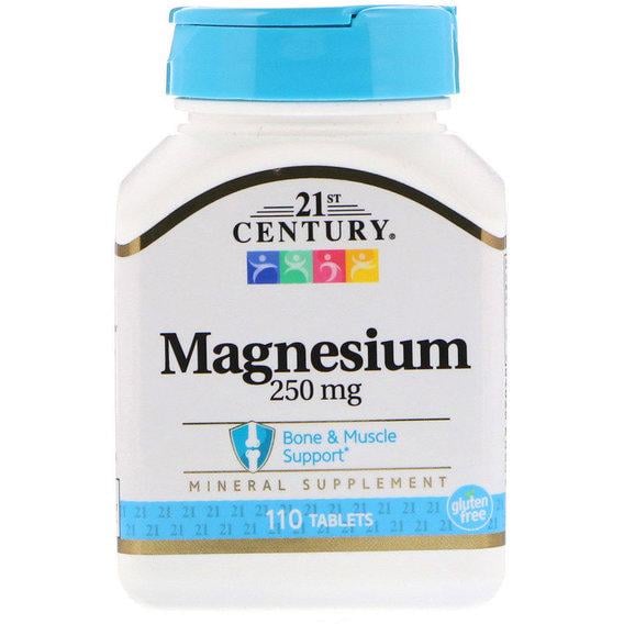 Мікроелемент Магній 21st Century Magnesium 250 мг 110 Tabs