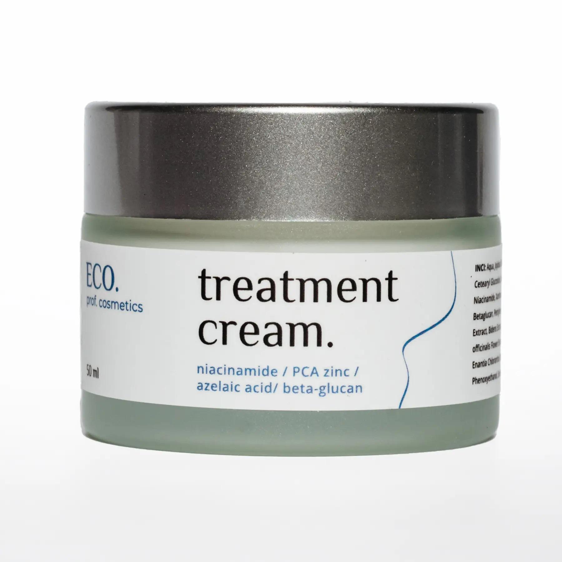 Ламелярний лікувальний крем для жирної та комбінованої шкіри Treatment cream Eco.prof.cosmetics 50 мл (Ecoprof_0002)