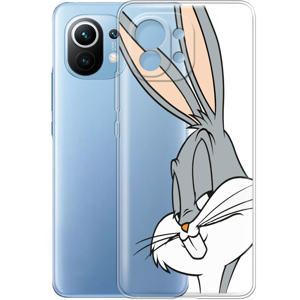 Чохол BoxFace Xiaomi Mi 11 Lucky Rabbit Прозорий силікон (41924-bk81-41924) - фото 2