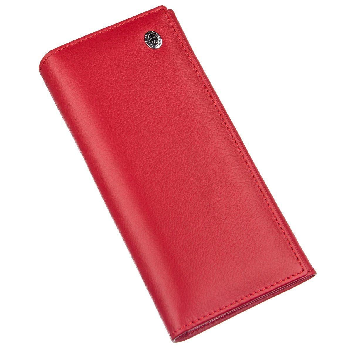 Кошелек женский ST Leather 20093 из натуральной кожи Красный (168-136-20093)